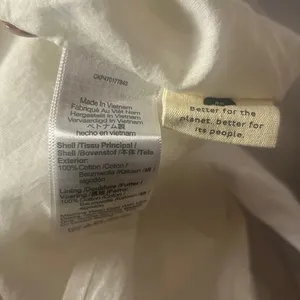 Madewell Suzette Tier Midi Dress 16 White Cotton Button Front Cottagecore Bridal thumbnail 7