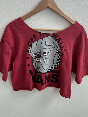 Vans Bulldog off the shoulder cropped top thumbnail 6