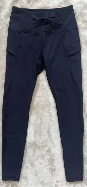 Spyder Active Women's Small Black‎ High Rise Drawstring Pocket Leggings thumbnail 1