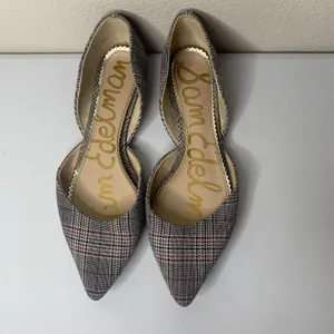 Sam Edelman Rodney D'Orsay Flats Glen Plaid Pattern Sz 9 Pointed Toe thumbnail 5