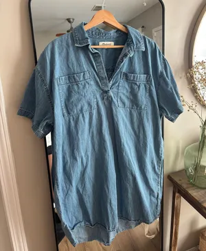 Madewell denim dress  thumbnail 1