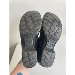 Women's BOC Black Leather Clogs Size 7‎ GUC! thumbnail 8