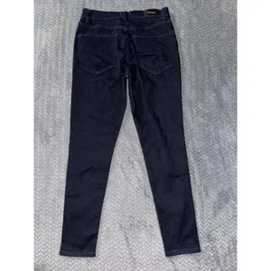 Express High Rise Skinny Jeans Dark Wash Denim Classic‎ Style Size 10 thumbnail 6