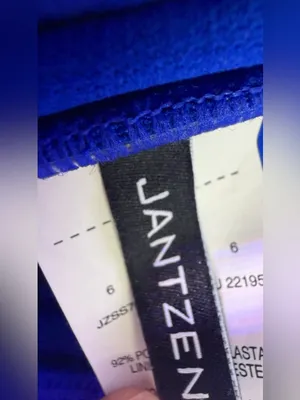 Jantzen Royal Blue Ruched Halter One-Piece Swimsuit thumbnail 7