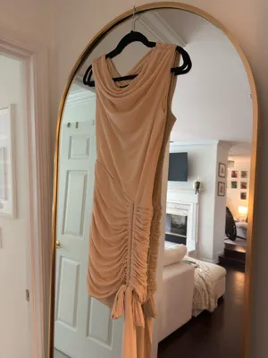 NWT white fox tan mini dress thumbnail 2