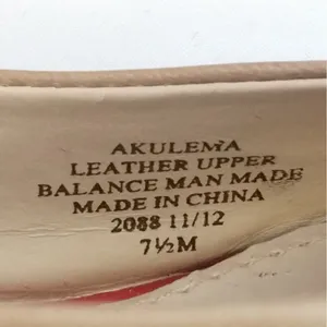 Anne Klein Women's Tan/Red Shoes/Heels Sz7.5M SKU 3575 thumbnail 5