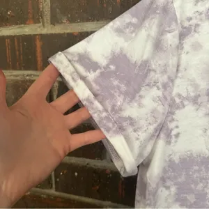 West Loop Lavender Tie-Dye V-Neck Tee thumbnail 2