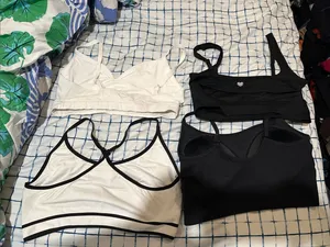 Avia Black & White Seamless Sports Bra Set - 4-Pack thumbnail 2