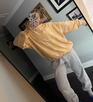 Aerie Tie-Dye smiley face sweatshirt thumbnail 1