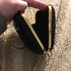 Beaded Black Purse/Clutch thumbnail 3