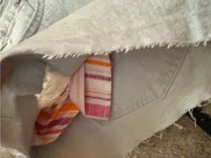 No Boundaries Light Blue Distressed Jean Shorts thumbnail 4