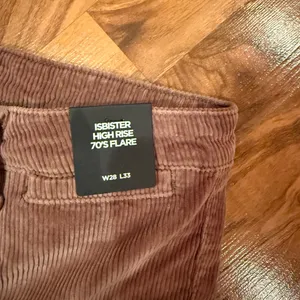 Silver isbister 70’s flare brown curdory wide flare pant‎ NWT retro size 28/33 thumbnail 5