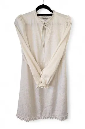 Anthropologie Dress Mini White thumbnail 1