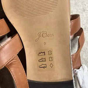 J. Crew Brown Leather Vachetta Interlocking Sandal Shoe Size 9 thumbnail 6
