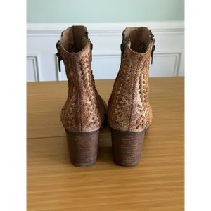 Circle‎ G by Corral Western Ankle Boots Womens 9 M Brown Braided Leather Cowboy thumbnail 4