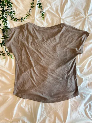 Heathered Taupe Graphic Tee - "Dogs Are Good For The Soul" thumbnail 2