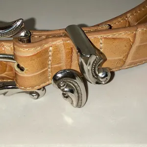 Coldwater Creek Tan Leather Belt Womens S Used S 91017 thumbnail 3