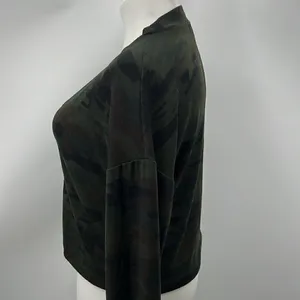 Sanctuary Camo long sleeve sweater knit button cardigan thumbnail 3