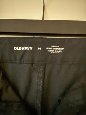 Old Navy Pixie Pants Black Ankle thumbnail 2