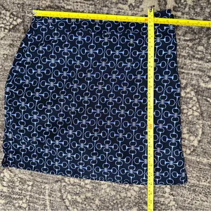 EP Pro Women’s Size 4 Navy Blue Gold Equestrian Horse Bit Golf Skort thumbnail 5