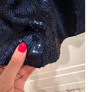 NBD Starry Nights Sequin Mini‎ Dress Navy Blue Small V Neck Clubwear Party thumbnail 7