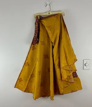 Reversible Maxi Wrap Skirt BINS803 thumbnail 2