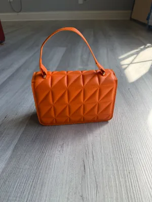 Modern Orange Padded Clutch/Shoulder Bag — NEW thumbnail 7