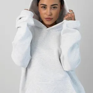 NWT Comfrt Women's LT. Heather Grey Hoodie thumbnail 1