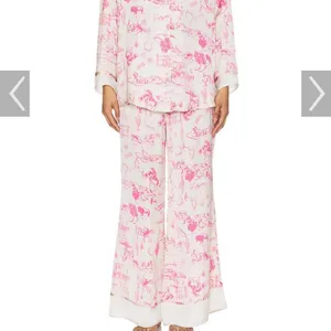 Free people Dreamy Days Pajama Set pink + white western cowgirl theme sz xs #loungewear #cozy #sleepwear #y2k thumbnail 6