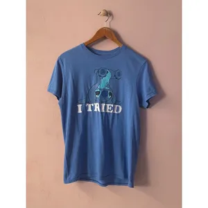 Disney Blue Stitch “I Tried” Graphic Tee Size M thumbnail 3