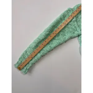 Free People Josephine Cotton Pullover Sweater Large Frozen Melon c3315 Boho‎ thumbnail 6