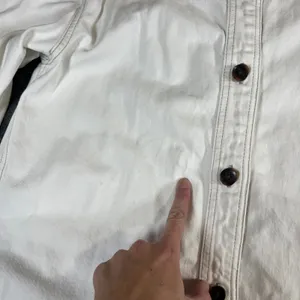Madewell White Denim Shirt Dress Long Sleeve Button Front‎ Cotton Shacket Small thumbnail 4