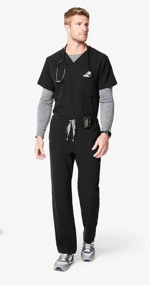 Figs | Pisco™ Basic Scrub Pants | Black | Medium thumbnail 1