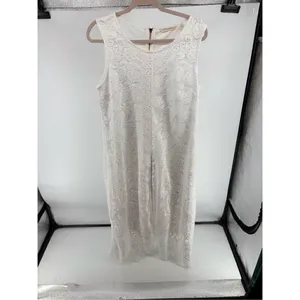 Soft Surroundings Madelyn White Lace Dress Size 14 Cottagecore thumbnail 12