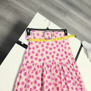 🌸 ZARA Floral Print Belted Tiered Midi Skirt | Size S 🎀 thumbnail 6