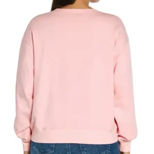White Fox Pink Brunch Club Pullover‎ Crew Sweatshirt Sweater Size M thumbnail 6
