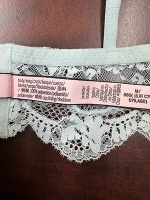 Victoria’s Secret Lace Triangle Bralette Size Medium thumbnail 6