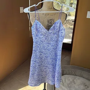Princess Polly IMOGEN MINI DRESS BLUE Size 2 thumbnail 5