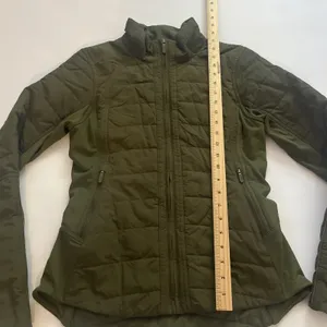 Sz 6 $228 Lululemon Another Mile Jacket Landscape Green No Hood thumbnail 9