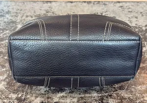 Coach Black Vintage Hamilton Pebbled Leather Handbag Tote Bag 13089 thumbnail 4