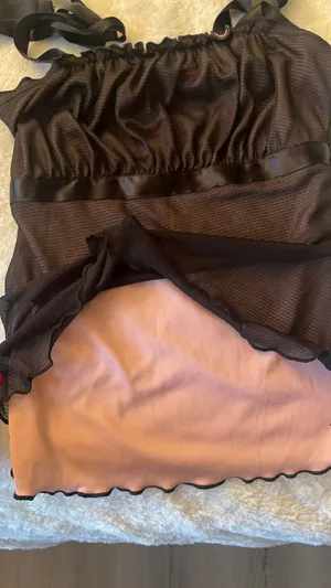 Y2K Pink and Black Tank Multiple Size M thumbnail 3