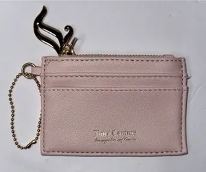 Juicy Couture Los Angles California Wallet Pink Gold Girlcore Y2K Minimalist New thumbnail 1