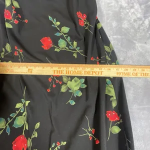 Arianna Rachel Kaye Ladies 8 Petite Long Black‎ Floral Maxi Evening Gown Elegant thumbnail 12