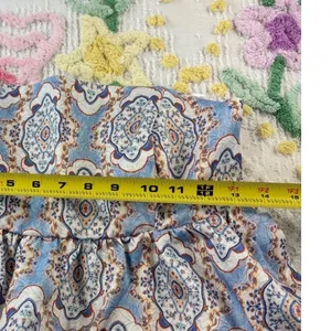A COLLECTION ‎ White Blouse with Colorful Floral Design size m thumbnail 6