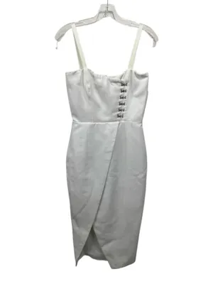 Misha Pasquale Convertible Midi Dress Milk White Size Small thumbnail 4