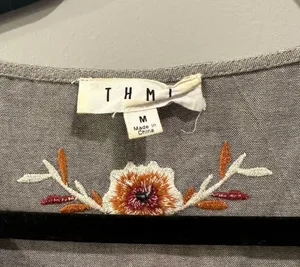 THML Bohemian Floral Embroidered Blouse thumbnail 3