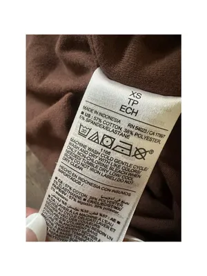 Old Navy Brown Square Neck Bodysuit Women XS thumbnail 4