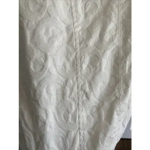 David Meister Crochet Lace Jacquard Sheath Dress Womens Size 4 White Bridal thumbnail 6