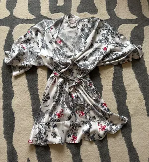 Victoria's Secret Satin Flounce Robe thumbnail 1