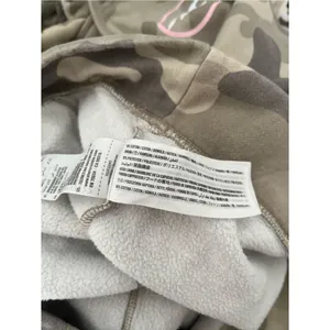 Hollister Womens Pullover Hoodie Small Gray Camo Pink Logo Sleeve Graphic Fleece thumbnail 16